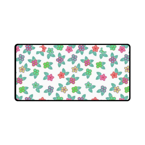 Berry Flowers White License Plate License Plate e-joyer 