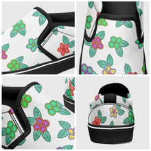 Load image into Gallery viewer, Berry Flowers White Otoyimm Canvas Slip On Shoes otoyimm Herman 
