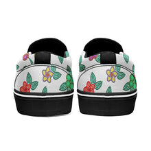 Load image into Gallery viewer, Berry Flowers White Otoyimm Canvas Slip On Shoes otoyimm Herman 
