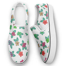 Load image into Gallery viewer, Berry Flowers White Otoyimm Canvas Slip On Shoes otoyimm Herman 
