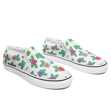 Load image into Gallery viewer, Berry Flowers White Otoyimm Canvas Slip On Shoes otoyimm Herman 
