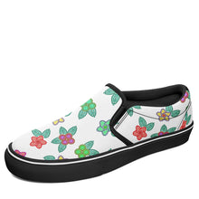 Load image into Gallery viewer, Berry Flowers White Otoyimm Canvas Slip On Shoes otoyimm Herman 
