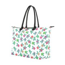 Load image into Gallery viewer, Berry Flowers White Single-Shoulder Lady Handbag (Model 1714) bag e-joyer 
