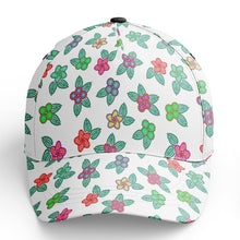Load image into Gallery viewer, Berry Flowers White Snapback Hat hat Herman 
