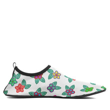 Load image into Gallery viewer, Berry Flowers White Sockamoccs Kid&#39;s Slip On Shoes Herman 
