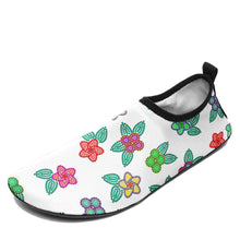 Load image into Gallery viewer, Berry Flowers White Sockamoccs Kid&#39;s Slip On Shoes Herman 
