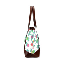 Load image into Gallery viewer, Berry Flowers White Tote Handbag (Model 1642) handbag e-joyer 
