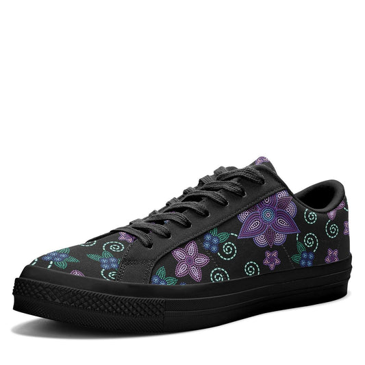 Berry Picking Aapisi Low Top Canvas Shoes Black Sole aapisi Herman 