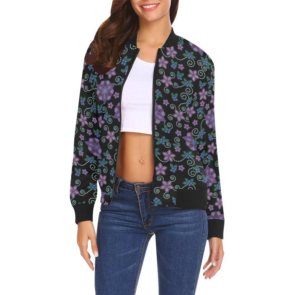 Berry Picking All Over Print Bomber Jacket for Women (Model H19) All Over Print Bomber Jacket for Women (H19) e-joyer 