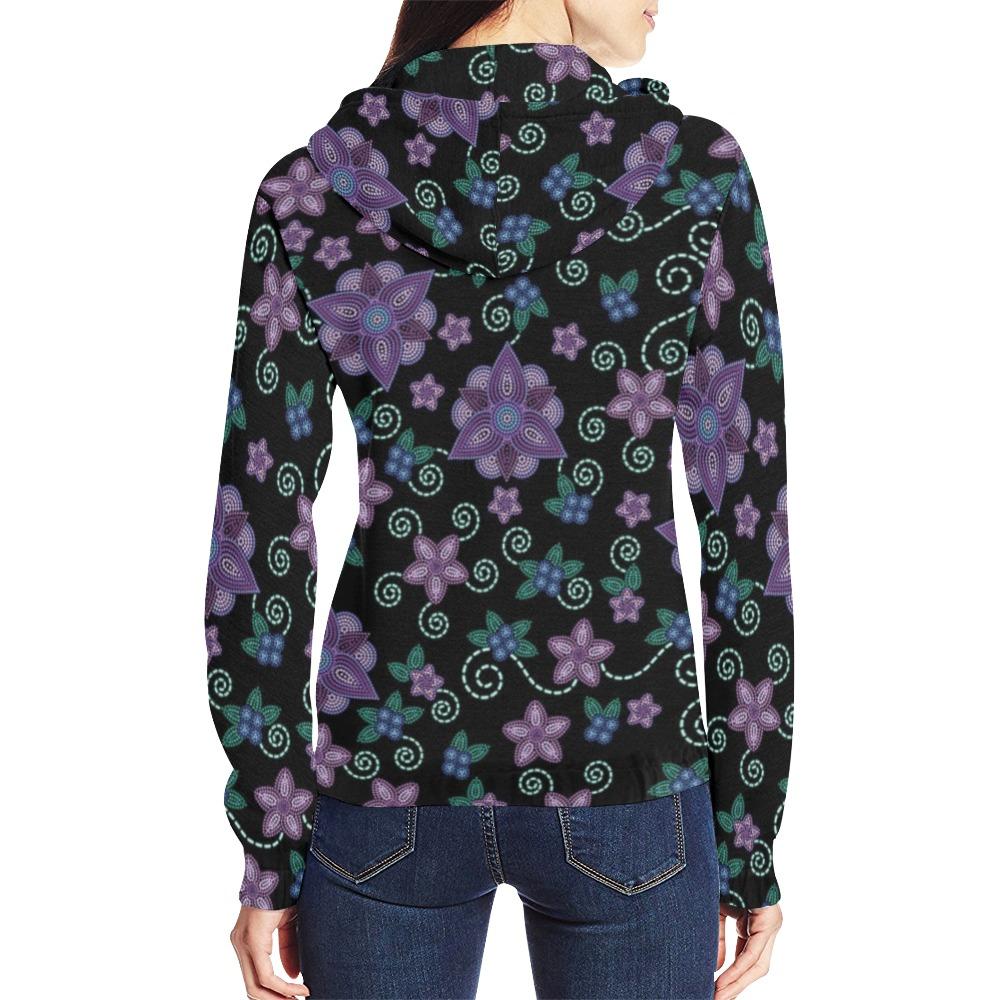 Berry Picking All Over Print Full Zip Hoodie for Women (Model H14) All Over Print Full Zip Hoodie for Women (H14) e-joyer 