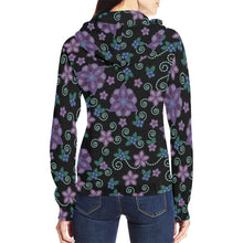 Load image into Gallery viewer, Berry Picking All Over Print Full Zip Hoodie for Women (Model H14) All Over Print Full Zip Hoodie for Women (H14) e-joyer 
