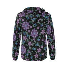 Load image into Gallery viewer, Berry Picking All Over Print Full Zip Hoodie for Women (Model H14) All Over Print Full Zip Hoodie for Women (H14) e-joyer 
