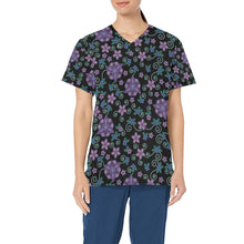 Load image into Gallery viewer, Berry Picking All Over Print Scrub Top Scrub Top e-joyer 
