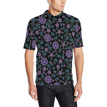 Load image into Gallery viewer, Berry Picking Men&#39;s All Over Print Polo Shirt (Model T55) Men&#39;s Polo Shirt (Model T55) e-joyer 
