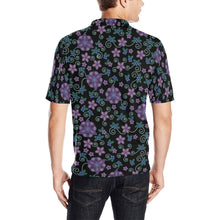 Load image into Gallery viewer, Berry Picking Men&#39;s All Over Print Polo Shirt (Model T55) Men&#39;s Polo Shirt (Model T55) e-joyer 
