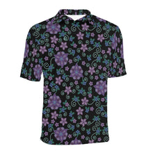 Load image into Gallery viewer, Berry Picking Men&#39;s All Over Print Polo Shirt (Model T55) Men&#39;s Polo Shirt (Model T55) e-joyer 
