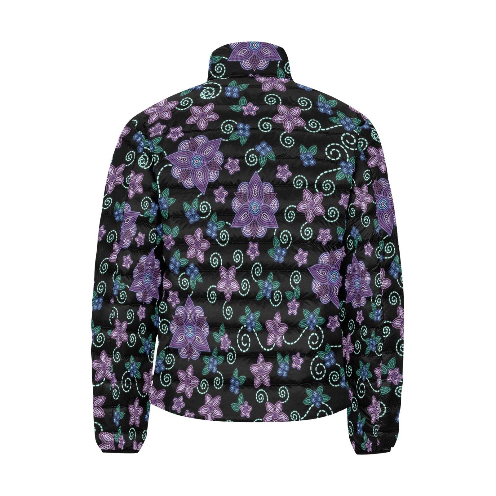 Berry Picking Men's Stand Collar Padded Jacket (Model H41) Men's Stand Collar Padded Jacket (H41) e-joyer 