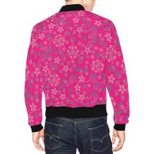 Load image into Gallery viewer, Berry Picking Pink All Over Print Bomber Jacket for Men (Model H19) All Over Print Bomber Jacket for Men (H19) e-joyer 
