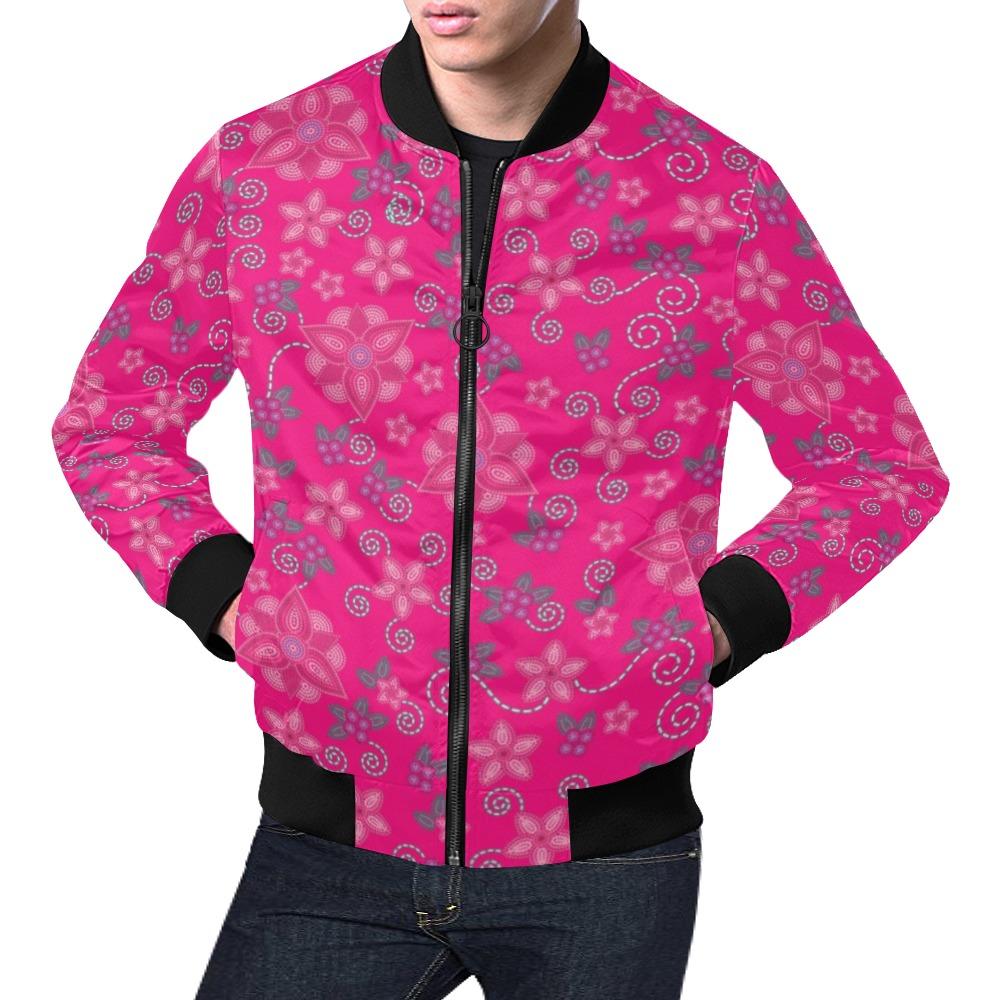 Berry Picking Pink All Over Print Bomber Jacket for Men (Model H19) All Over Print Bomber Jacket for Men (H19) e-joyer 