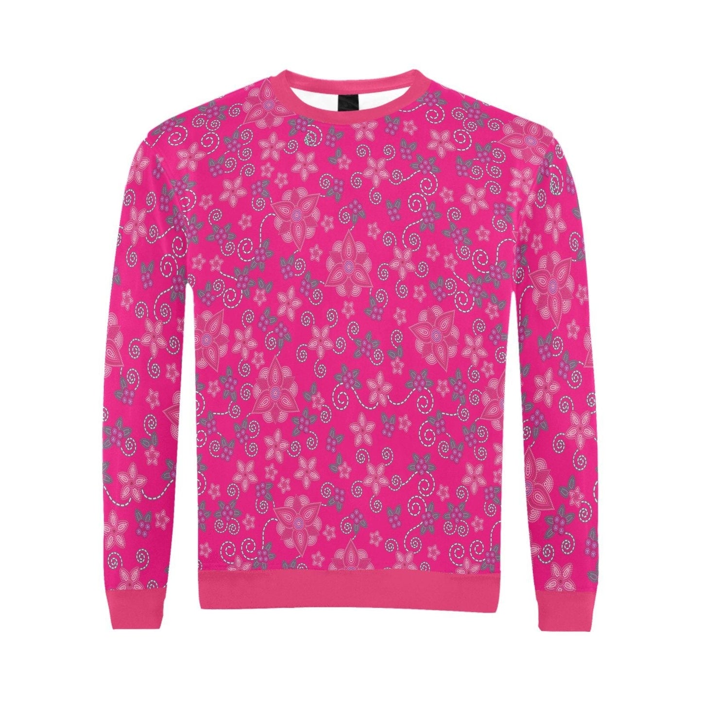 Berry Picking Pink All Over Print Crewneck Sweatshirt for Men (Model H18) shirt e-joyer 