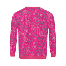 Load image into Gallery viewer, Berry Picking Pink All Over Print Crewneck Sweatshirt for Men (Model H18) shirt e-joyer 
