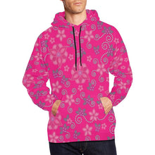 Load image into Gallery viewer, Berry Picking Pink All Over Print Hoodie for Men (USA Size) (Model H13) All Over Print Hoodie for Men (H13) e-joyer 
