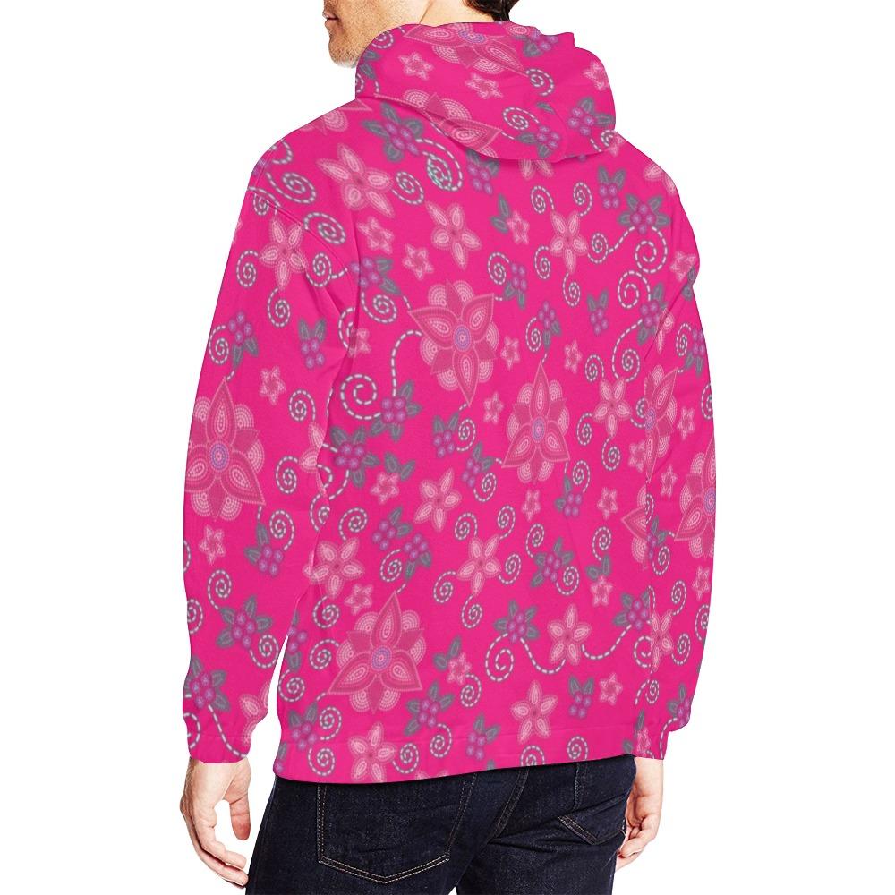 Berry Picking Pink All Over Print Hoodie for Men (USA Size) (Model H13) All Over Print Hoodie for Men (H13) e-joyer 
