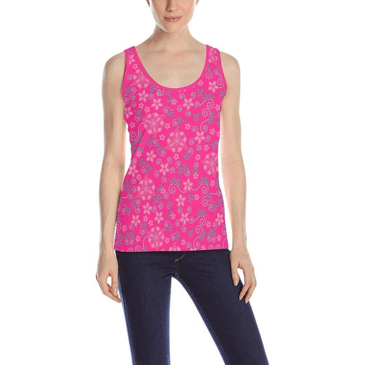 Berry Picking Pink All Over Print Tank Top for Women (Model T43) All Over Print Tank Top for Women (T43) e-joyer 