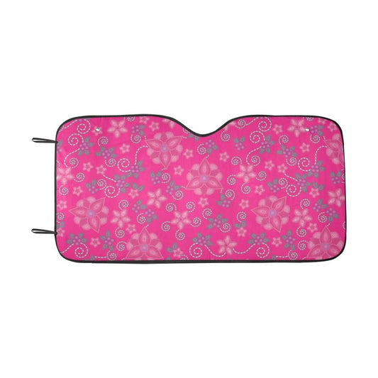 Berry Picking Pink Car Sun Shade 55"x30" Car Sun Shade e-joyer 