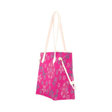 Load image into Gallery viewer, Berry Picking Pink Clover Canvas Tote Bag (Model 1661) Clover Canvas Tote Bag (1661) e-joyer 
