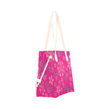 Load image into Gallery viewer, Berry Picking Pink Clover Canvas Tote Bag (Model 1661) Clover Canvas Tote Bag (1661) e-joyer 
