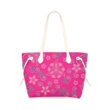 Load image into Gallery viewer, Berry Picking Pink Clover Canvas Tote Bag (Model 1661) Clover Canvas Tote Bag (1661) e-joyer 
