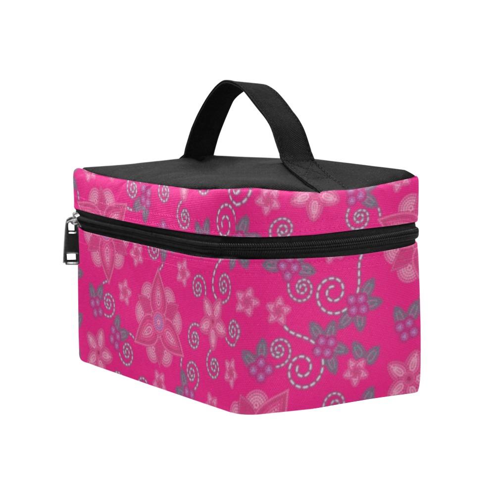 Berry Picking Pink Cosmetic Bag/Large (Model 1658) Cosmetic Bag e-joyer 