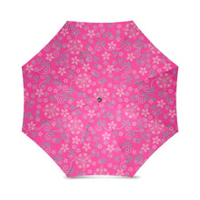 Load image into Gallery viewer, Berry Picking Pink Foldable Umbrella (Model U01) Foldable Umbrella e-joyer 
