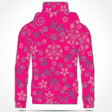 Load image into Gallery viewer, Berry Picking Pink Hoodie with Face Cover 49 Dzine 
