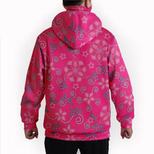 Load image into Gallery viewer, Berry Picking Pink Hoodie with Face Cover 49 Dzine 
