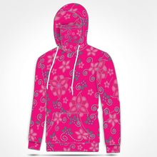 Load image into Gallery viewer, Berry Picking Pink Hoodie with Face Cover 49 Dzine 
