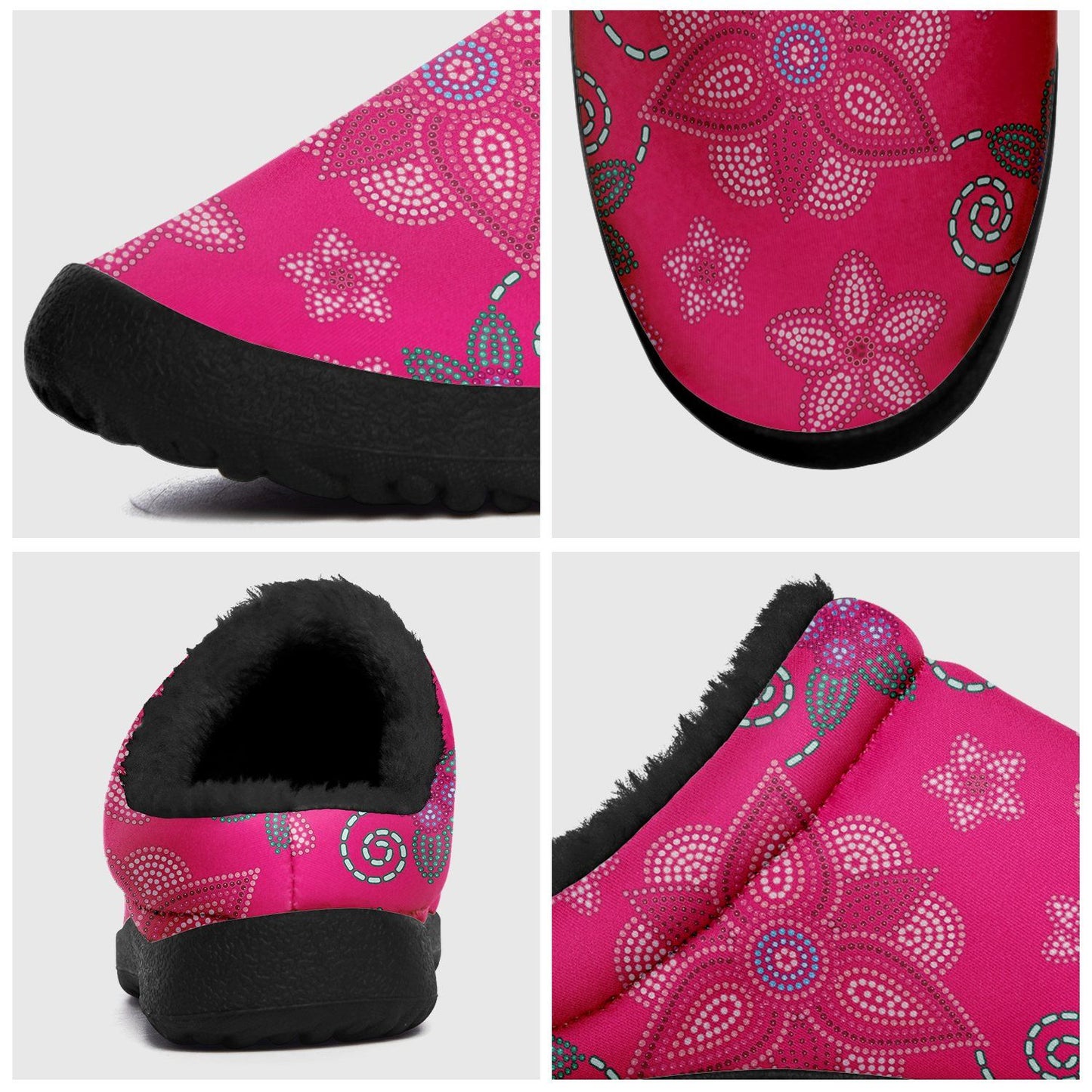 Berry Picking Pink Ikinnii Indoor Slipper 49 Dzine 