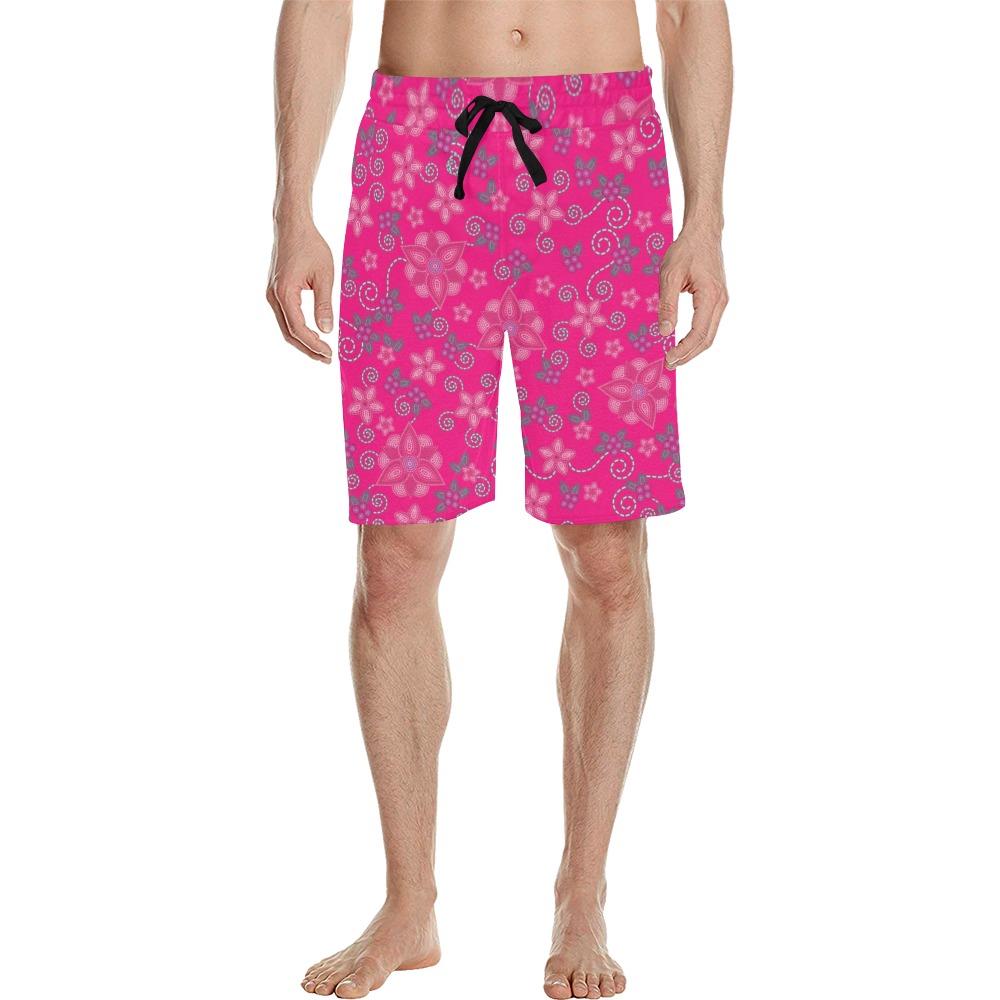 Berry Picking Pink Men's All Over Print Casual Shorts (Model L23) short e-joyer 