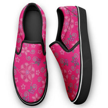 Load image into Gallery viewer, Berry Picking Pink Otoyimm Kid&#39;s Canvas Slip On Shoes otoyimm Herman 
