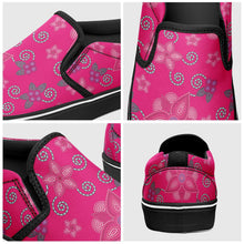 Load image into Gallery viewer, Berry Picking Pink Otoyimm Kid&#39;s Canvas Slip On Shoes otoyimm Herman 
