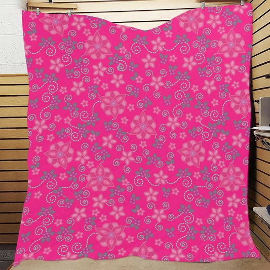 Berry Picking Pink Quilt 70"x80" Quilt 70"x80" e-joyer 