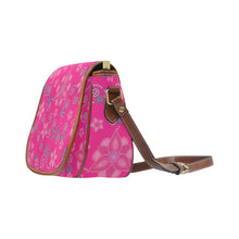 Load image into Gallery viewer, Berry Picking Pink Saddle Bag/Large (Model 1649) bag e-joyer 
