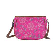 Load image into Gallery viewer, Berry Picking Pink Saddle Bag/Large (Model 1649) bag e-joyer 
