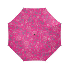 Load image into Gallery viewer, Berry Picking Pink Semi-Automatic Foldable Umbrella (Model U05) Semi-Automatic Foldable Umbrella e-joyer 
