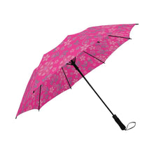 Load image into Gallery viewer, Berry Picking Pink Semi-Automatic Foldable Umbrella (Model U05) Semi-Automatic Foldable Umbrella e-joyer 
