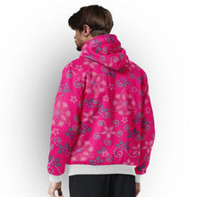 Load image into Gallery viewer, Berry Picking Pink Sherpa Hoodie hoodie Herman 
