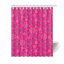 Load image into Gallery viewer, Berry Picking Pink Shower Curtain 60&quot;x72&quot; Shower Curtain 60&quot;x72&quot; e-joyer 
