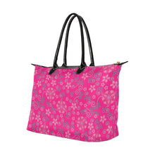 Load image into Gallery viewer, Berry Picking Pink Single-Shoulder Lady Handbag (Model 1714) bag e-joyer 
