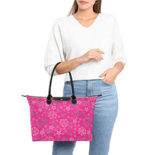 Load image into Gallery viewer, Berry Picking Pink Single-Shoulder Lady Handbag (Model 1714) bag e-joyer 
